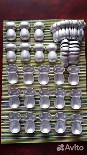 Формы (40 шт.) для выпечки печенья Грибочки СССР