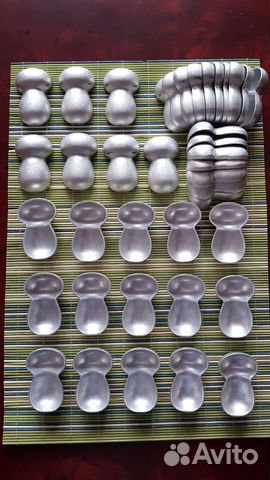 Формы (40 шт.) для выпечки печенья Грибочки СССР