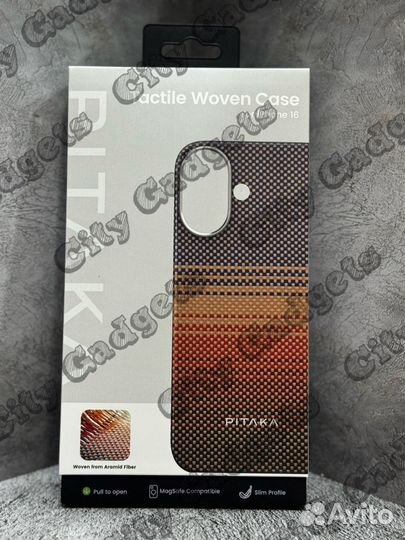 Чехол Pitaka iPhone 16 Sunset MagSate