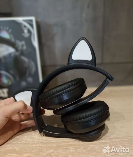 Беспроводные наушники котики