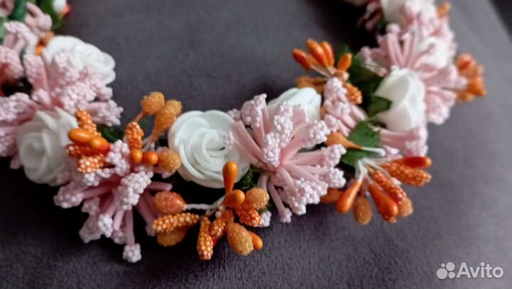 Ободок для волос ручной работы