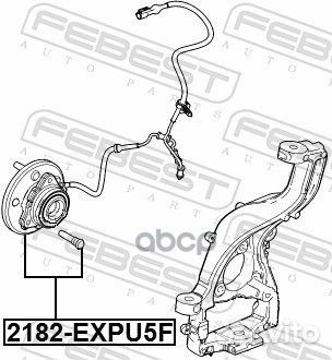 Ступица передняя 2182expu5F Febest