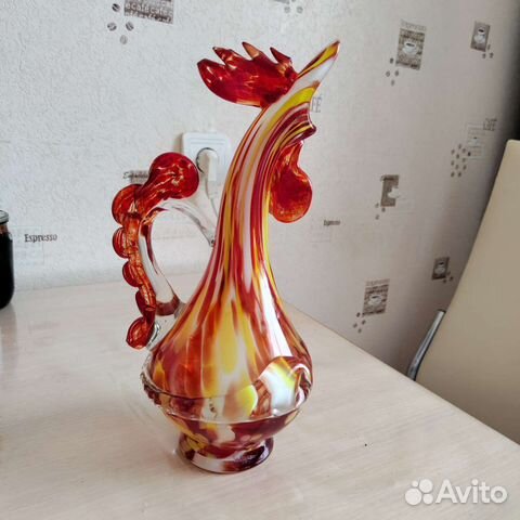 Сосуд декоративный,петух