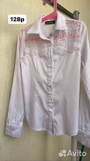 Рубашка для девочки 128