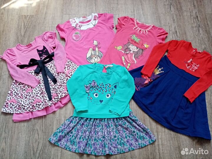 Вещи для девочки пакетом 92-98