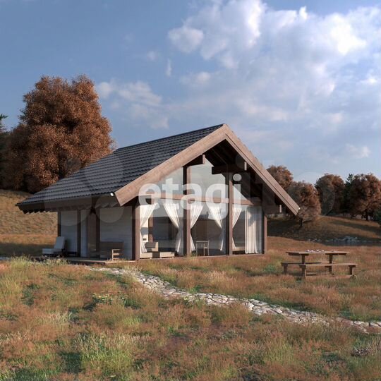 Дом 60 м² на участке 10,8 сот.