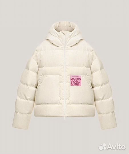 Пуховик monochrome velvet новый с биркой