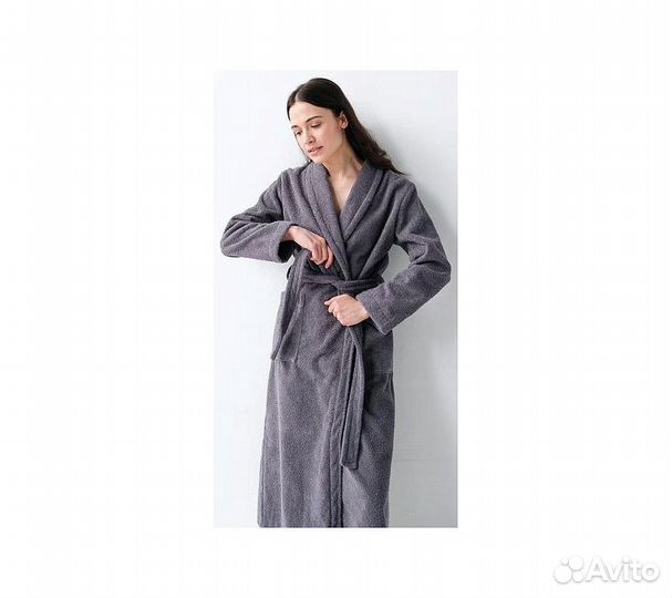 Халат махровый GoodNight 54-56 (xхxl) серый