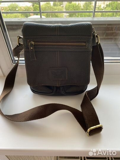 Сумка натуральная кожа мужская