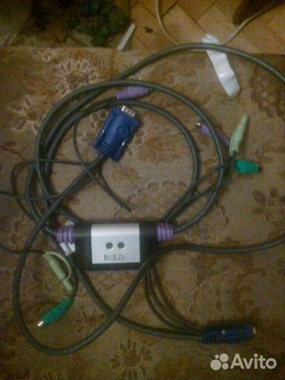 KVM переключатели клавиатура/видео/мышь, 2-4 порта