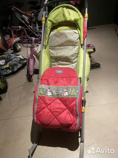 Коляска санки