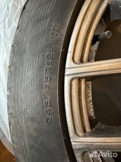 Комплект летних колес r18