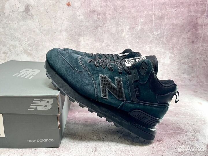 Кроссовки New Balance 574 Stone Island зимние