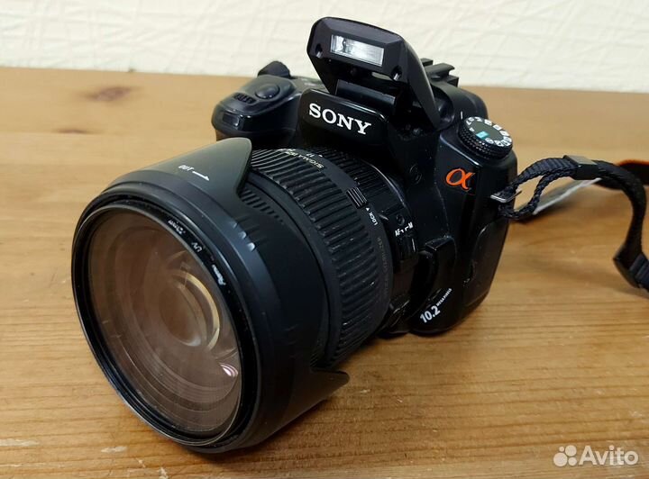 Зеркальный фото Sony Alpha 200 Japan+ 2 объектива