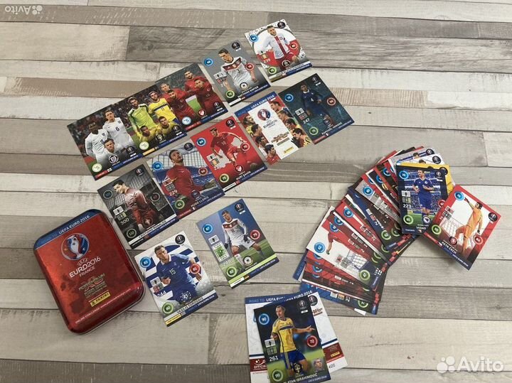 Карточки uefa euro 2016