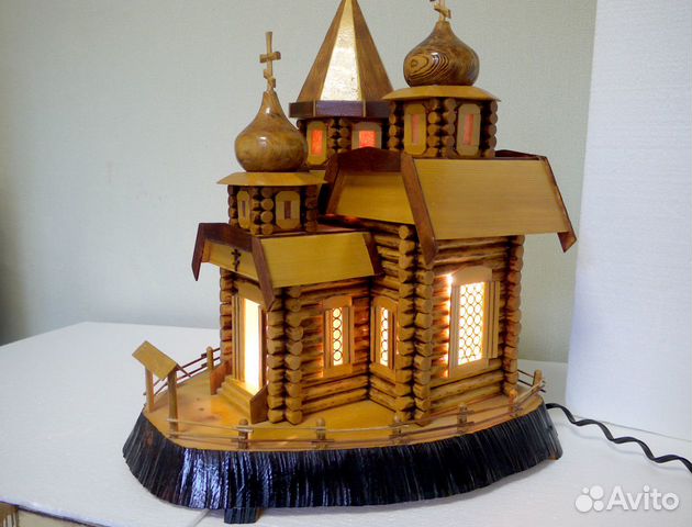 Деревянная церковь. Декор. Макет