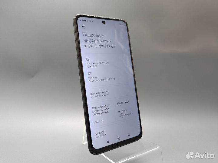 Xiaomi Redmi Note 10T, 4/128 ГБ