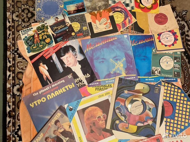 Виниловые пластинки СССР