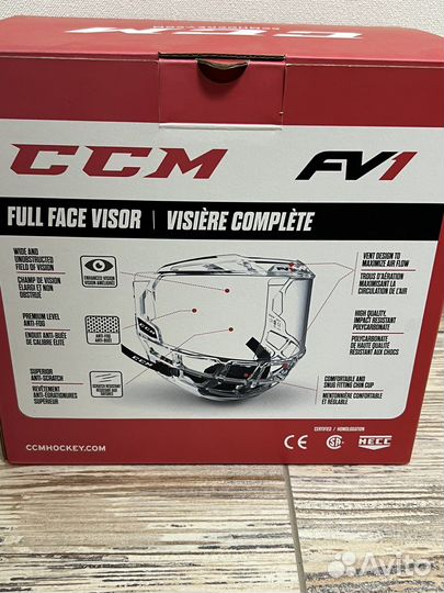 Визор-маска CCM FV1 full visor JR