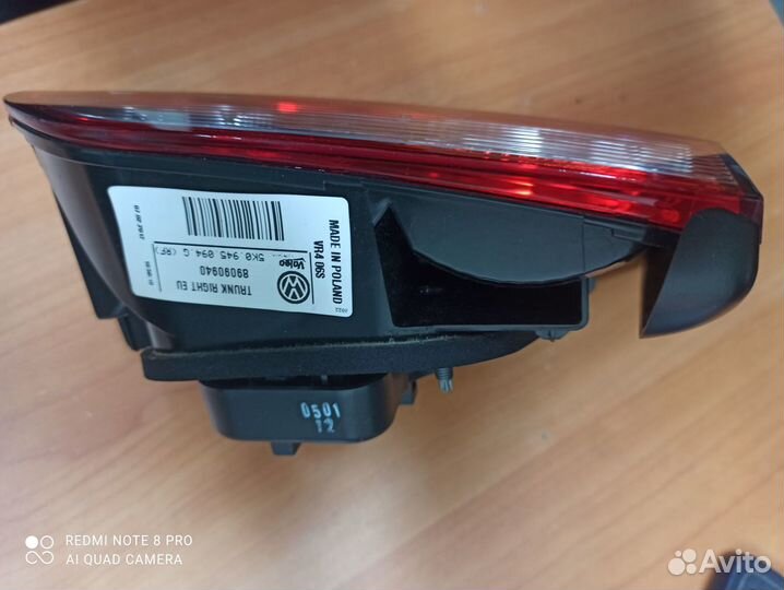 Задние фонари на фольксваген гольф 6