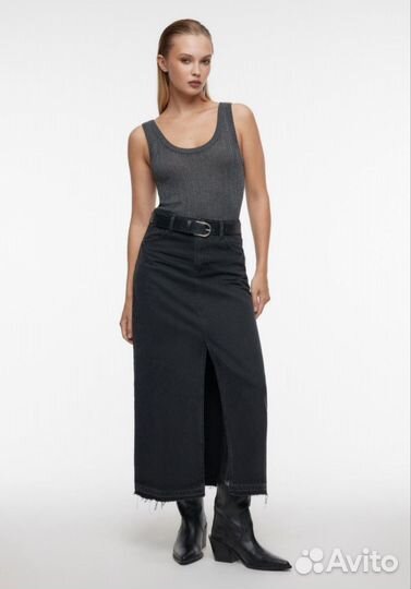 Юбка джинсовая макси Befree