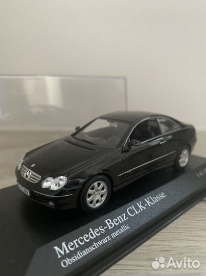 Mercedes-Benz CLK-class 2001 Black (масштаб 1:43)