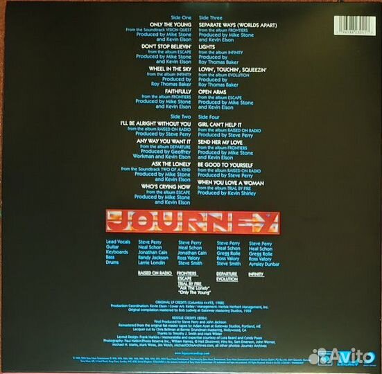 Винил Journey – Greatest Hits (2LP)