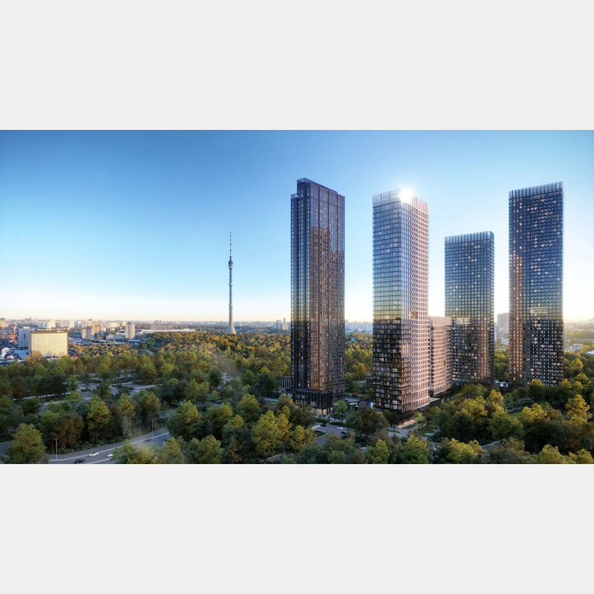 Квартира-студия, 27 м², 12/55 эт.