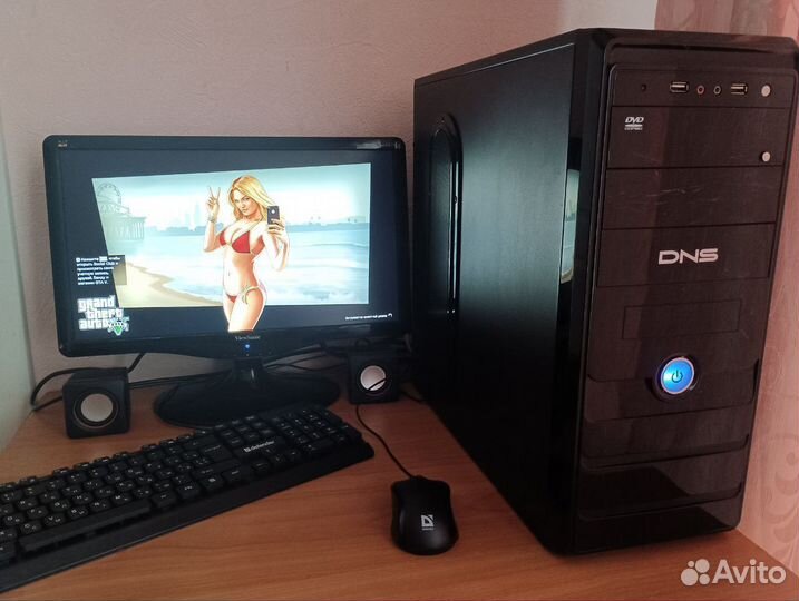 Игровой компьютер 20 игр с монитором