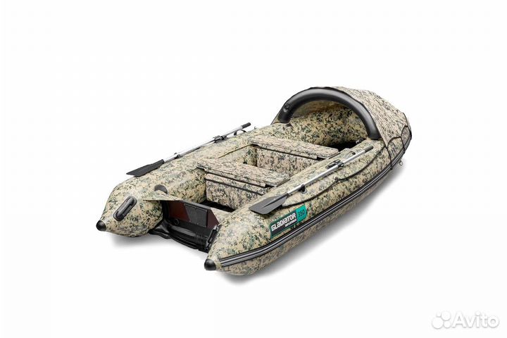 Надувная лодка gladiator E350PRO Камуфляж