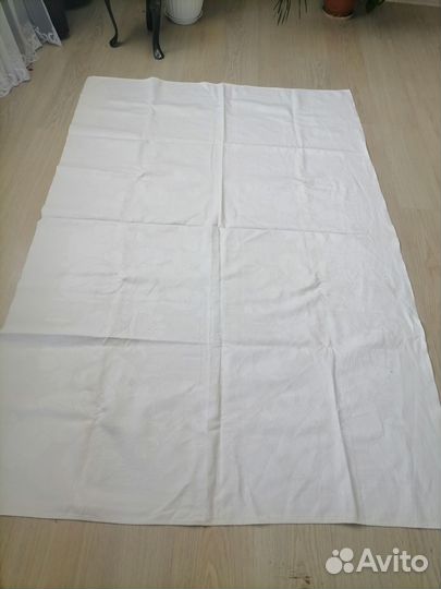 Скатерть белая ссср, очень плотный хлопок