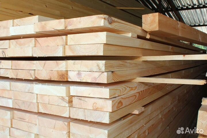 Доска сухая 45х125х6000, вс. От 1 шт