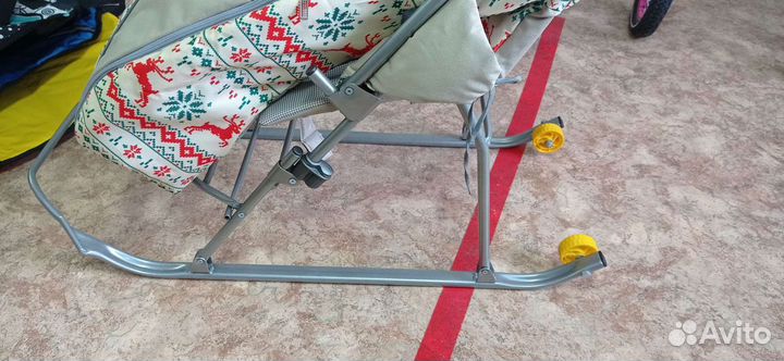 Санки коляска новые Галактика доставка