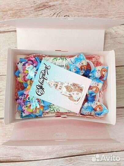 Бантики ручной работы, подарочный набор