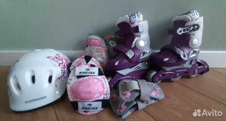 Детские ролики и защита