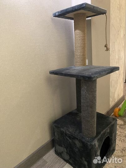 Домик для кошки с когтеточкой
