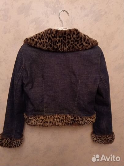 Куртка джинсовая новая, утеплённая