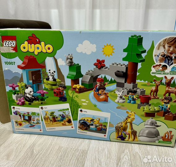 Lego duplo животные мира