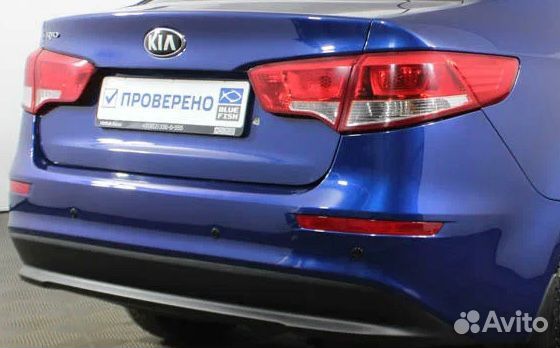 Бампер задний в цвет Kia Rio 3 рест 2015-2017