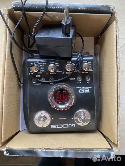 Гитарный процессор zoom g2
