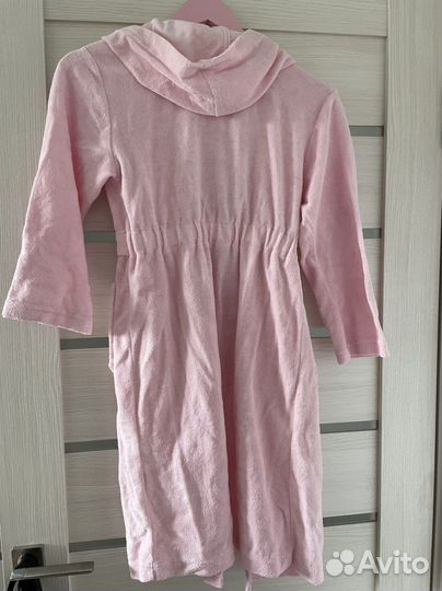 Халат розовый для девочки