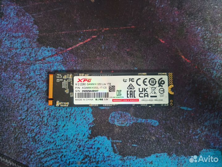 SSD M.2 adata XPG gammix S50 (1000гб)
