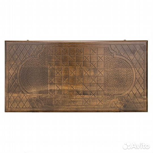 Нарды и шашки резные Омар 62 х 64 см бук Армения 62695