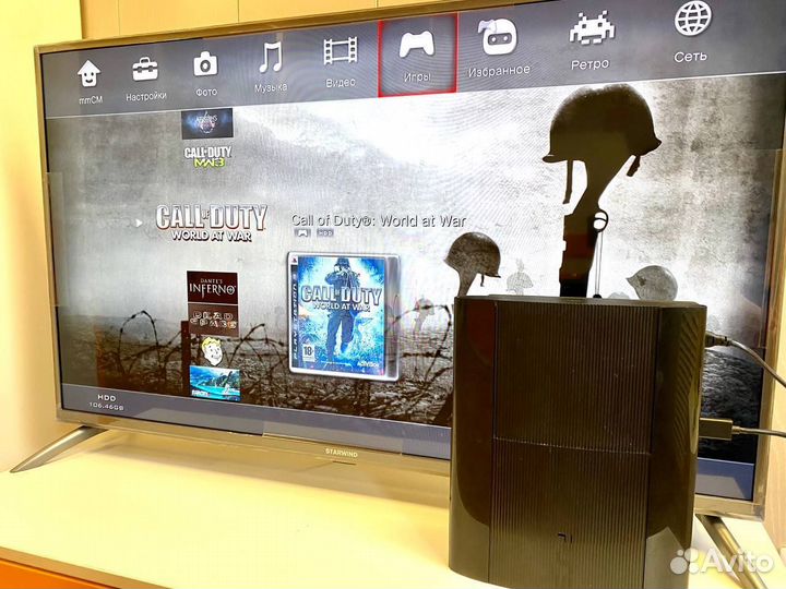 Sony PlayStation 3 500gb + 40 игр прошита