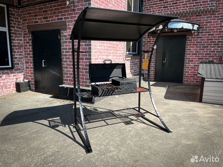 Мангал-Гриль 5 мм «Джигит» с крышей