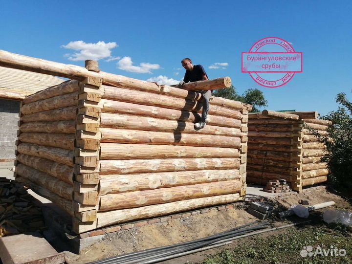 Срубы бань 3х5 доставка, установка