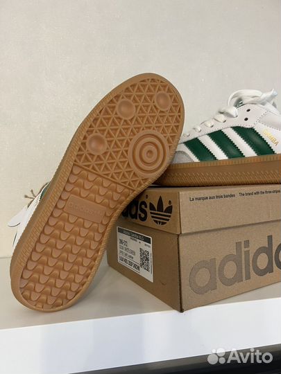 Кроссовки Adidas Samba XLG white/green