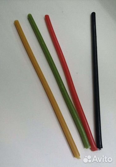 Свеча восковая цветная