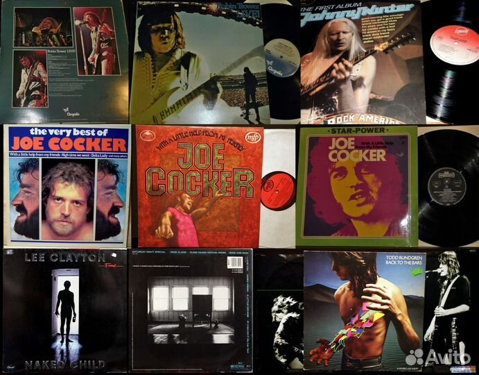 Импортные пластинки в стиле blues rock