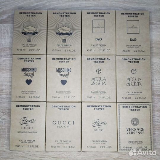Тестеры. Мужская, женская парфюмерия